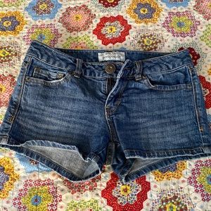 Aeropostale Denim Shorts, size 0, good condition